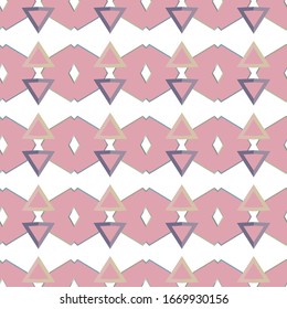 Seamless geometric ornamental vector pattern. Abstract background