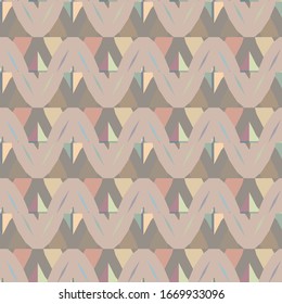 Seamless geometric ornamental vector pattern. Abstract background