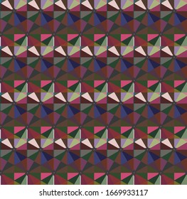 Seamless geometric ornamental vector pattern. Abstract background