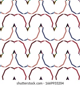 Seamless geometric ornamental vector pattern. Abstract background