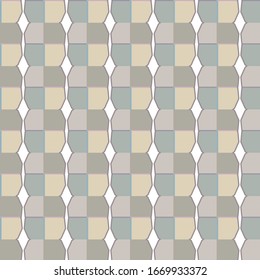 Seamless geometric ornamental vector pattern. Abstract background