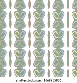 Seamless geometric ornamental vector pattern. Abstract background