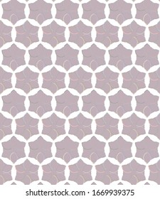 Seamless geometric ornamental vector pattern. Abstract background