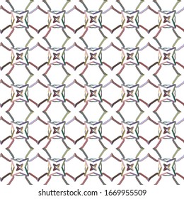 Seamless geometric ornamental vector pattern. Abstract background