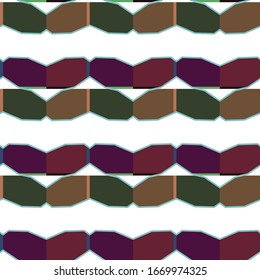 Seamless geometric ornamental vector pattern. Abstract background