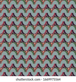 Seamless geometric ornamental vector pattern. Abstract background