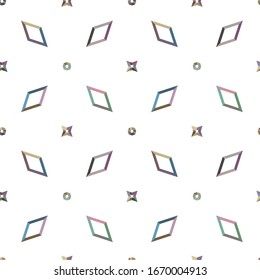 Seamless geometric ornamental vector pattern. Abstract background
