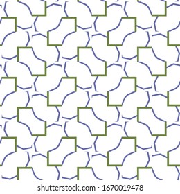 Seamless geometric ornamental vector pattern. Abstract background