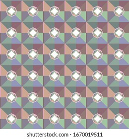 Patrón de vectores ornamentales geométricos sin soldadura. Antecedentes abstractos