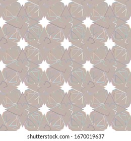 Seamless geometric ornamental vector pattern. Abstract background