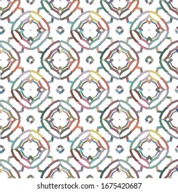 Seamless geometric ornamental vector pattern. Abstract background