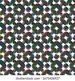 Seamless geometric ornamental vector pattern. Abstract background
