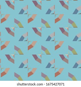 Seamless geometric ornamental vector pattern. Abstract background