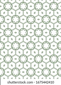 Seamless geometric ornamental vector pattern. Abstract background