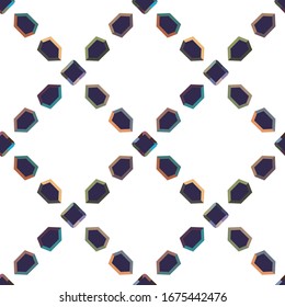 Seamless geometric ornamental vector pattern. Abstract background
