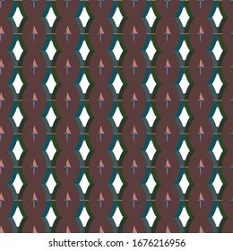 Seamless geometric ornamental vector pattern. Abstract background