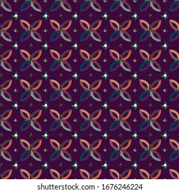 Seamless geometric ornamental vector pattern. Abstract background