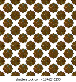 Seamless geometric ornamental vector pattern. Abstract background