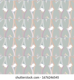 Seamless geometric ornamental vector pattern. Abstract background