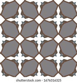 Seamless geometric ornamental vector pattern. Abstract background