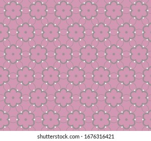 Seamless geometric ornamental vector pattern. Abstract background