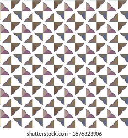 Seamless geometric ornamental vector pattern. Abstract background