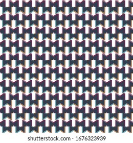 Seamless geometric ornamental vector pattern. Abstract background