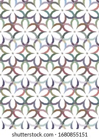 Seamless geometric ornamental vector pattern. Abstract background