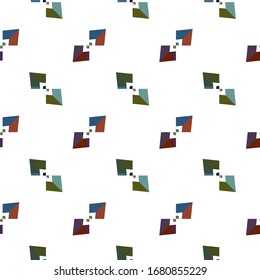 Seamless geometric ornamental vector pattern. Abstract background