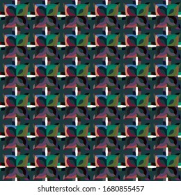 Seamless geometric ornamental vector pattern. Abstract background