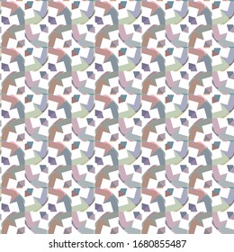 Seamless geometric ornamental vector pattern. Abstract background