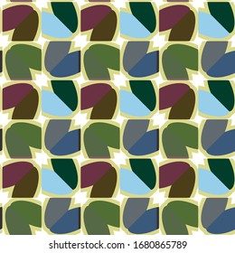 Seamless geometric ornamental vector pattern. Abstract background