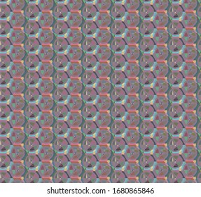 Seamless geometric ornamental vector pattern. Abstract background