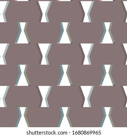 Seamless geometric ornamental vector pattern. Abstract background