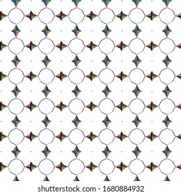 Seamless geometric ornamental vector pattern. Abstract background