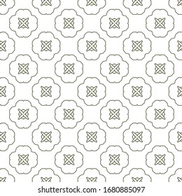 Seamless geometric ornamental vector pattern. Abstract background