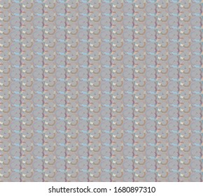 Seamless geometric ornamental vector pattern. Abstract background
