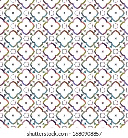 Seamless geometric ornamental vector pattern. Abstract background