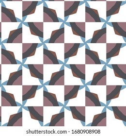 Seamless geometric ornamental vector pattern. Abstract background
