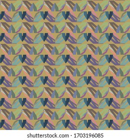 Seamless geometric ornamental vector pattern. Abstract background