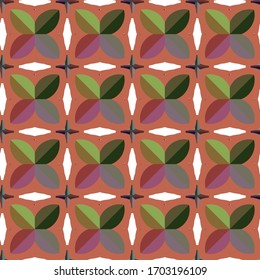 Seamless geometric ornamental vector pattern. Abstract background