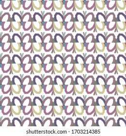 Seamless geometric ornamental vector pattern. Abstract background