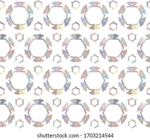 Seamless geometric ornamental vector pattern. Abstract background