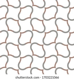 Seamless geometric ornamental vector pattern. Abstract background
