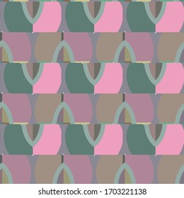 Seamless geometric ornamental vector pattern. Abstract background