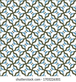 Seamless geometric ornamental vector pattern. Abstract background