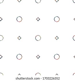 Seamless geometric ornamental vector pattern. Abstract background