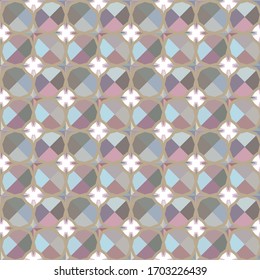 Seamless geometric ornamental vector pattern. Abstract background