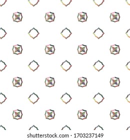 Seamless geometric ornamental vector pattern. Abstract background