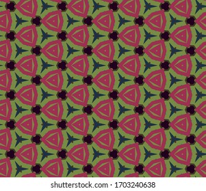 Seamless geometric ornamental vector pattern. Abstract background